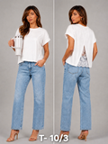T-shirt with stylised back
