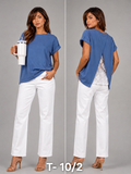T- shirt with stylised back