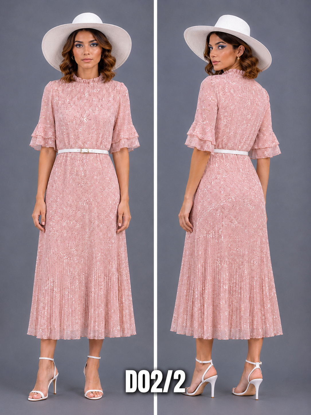 DRESS_PEACH MIDI