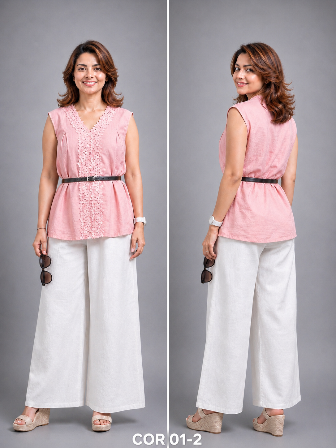 CO-ORD SET_LOVE FOR LINEN_PINK