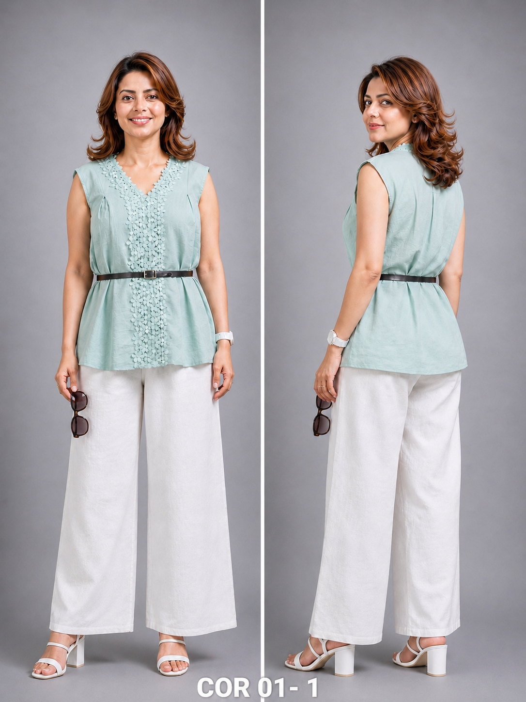CO-ORD SET_LOVE FOR LINEN_GREEN