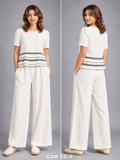 CO-ORD SET_LACY AFFAIR_OFF WHITE