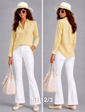 SHIRT_SELF STRIPED_YELLOW