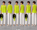 BLOUSE/TOP_STYLISED SLEEVES_NEON