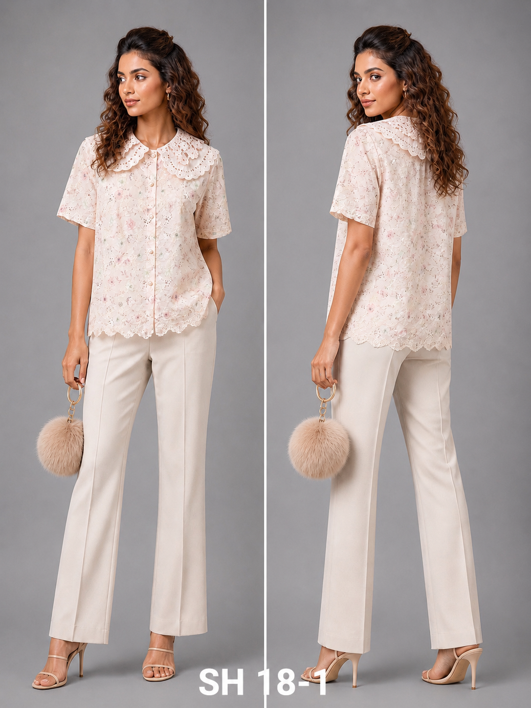 SHIRT_LOVE FOR LACE_PEACH