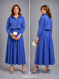 CO-ORD SET_ SKIRT_BLUE