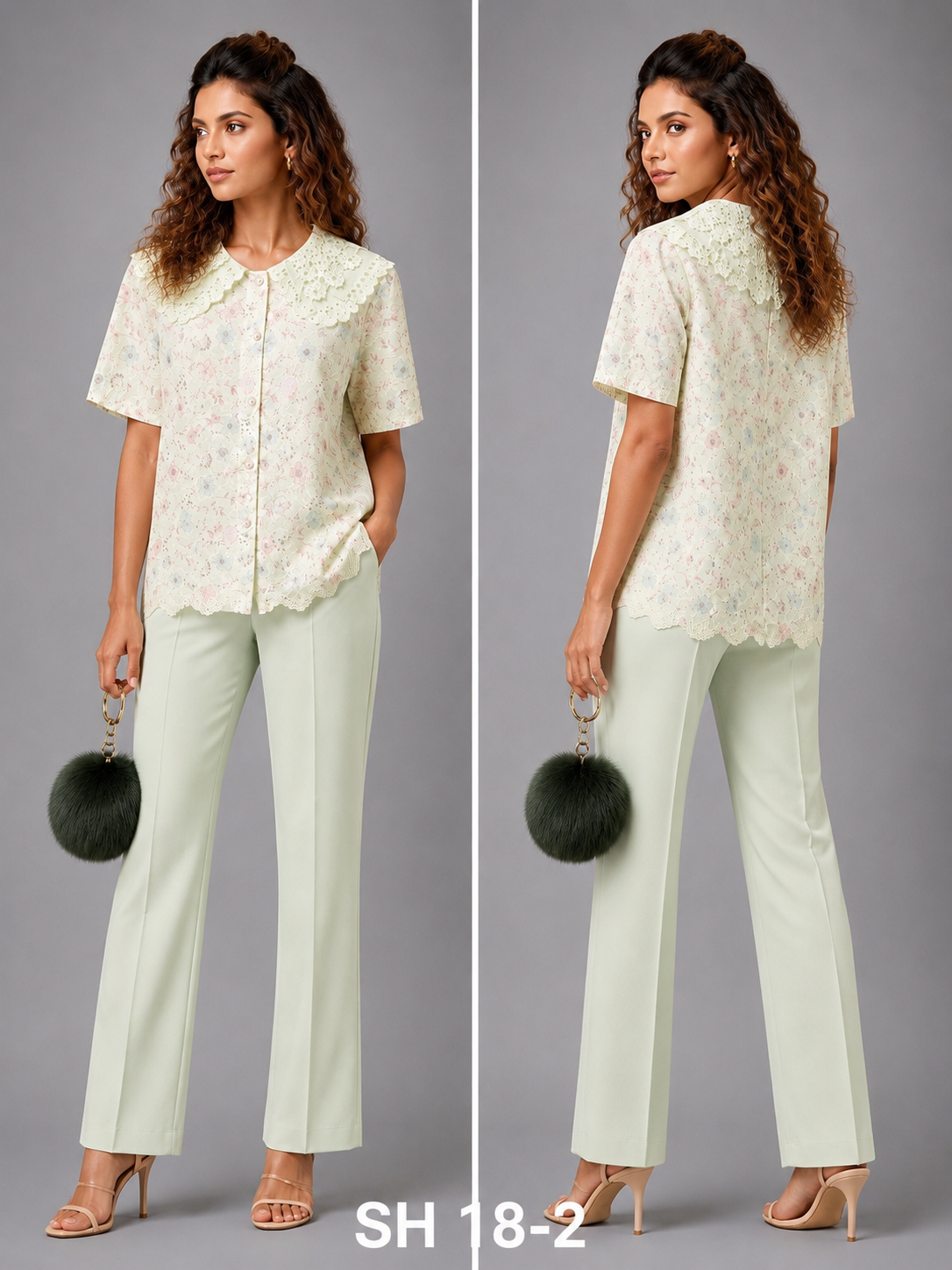 SHIRT_LOVE FOR LACE_SAGE GREEN