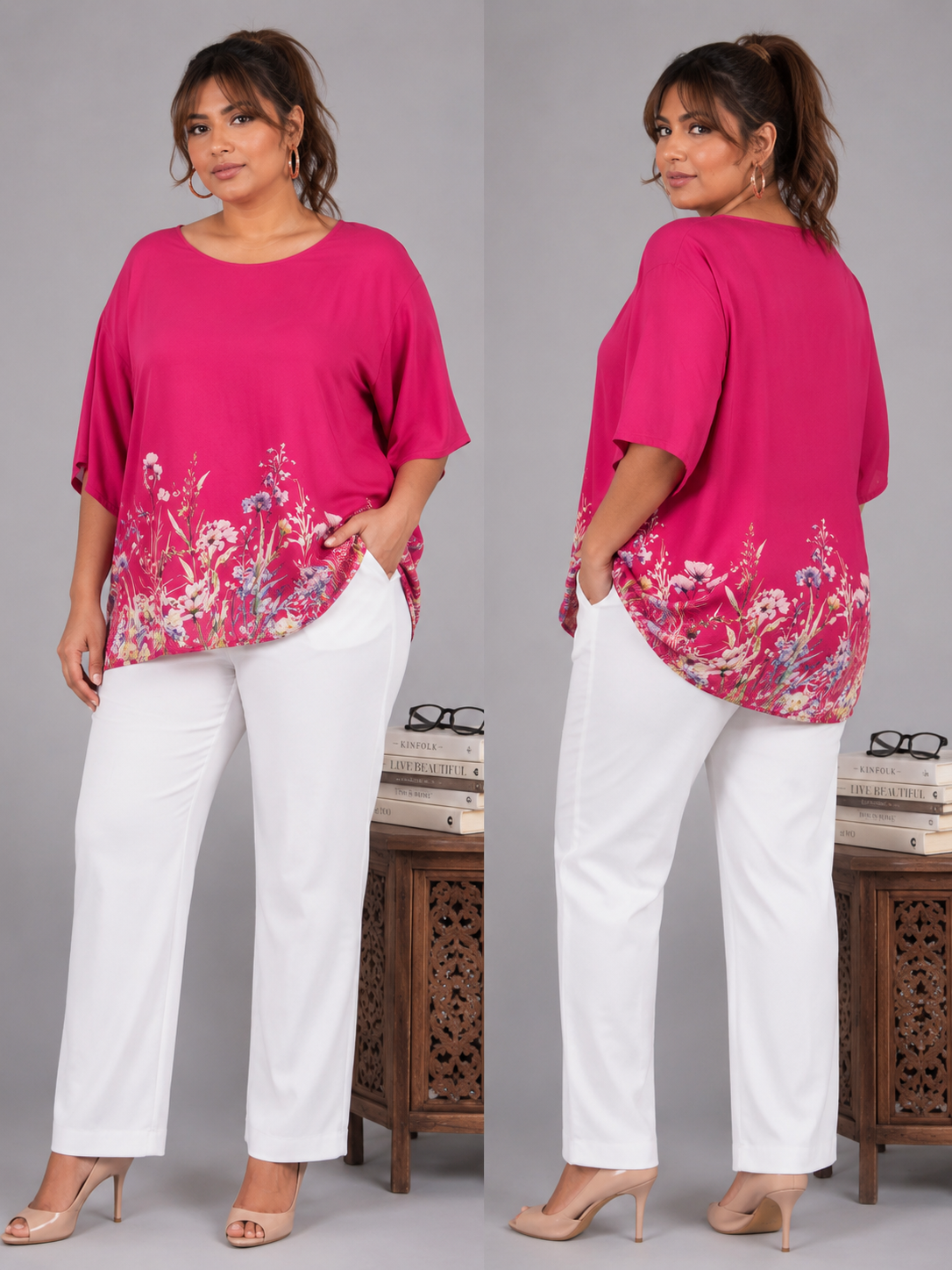 Soft Fuchsia border top