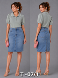 T - SHIRT_PEARL DEFINED COLLAR_GREEN