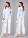 SHIRT_EMBROIDERED_STRIPED_SKY BLUE