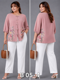 BLOUSE/TOP_BOW TREND_DUSTY PINK