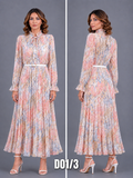DRESS_LONG PEACH BLUE