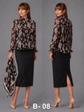 BLOUSE/TOP_PEPLUM_PRINTED_BLACK
