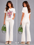 T - SHIRT_FLORAL CHARM_WHITE