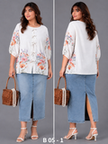 BLOUSE/TOP_BOW TREND_WHITE
